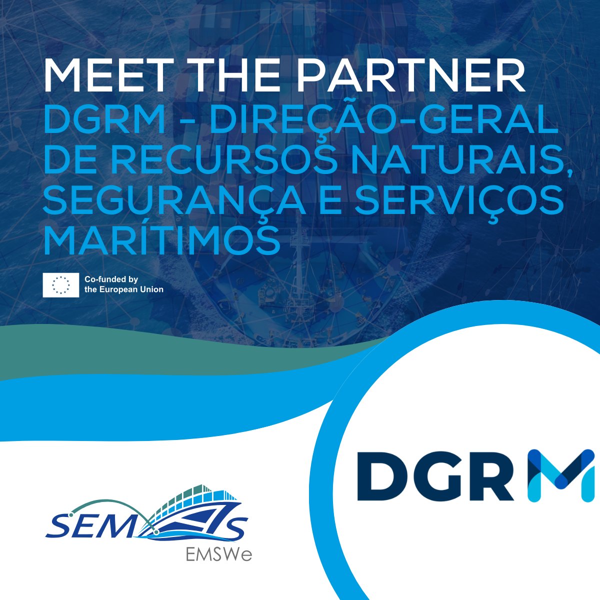 🌊 Meet #SEMAS-EMSWe partner: DGRM, Portugal's National Competent Authority! 🚢

They drive EU's vision for smarter, greener maritime transport by:
✅ Boosting logistics efficiency
✅ Enhancing safety &amp; security
✅ Cutting red tape
✅ Advancing environmental goals