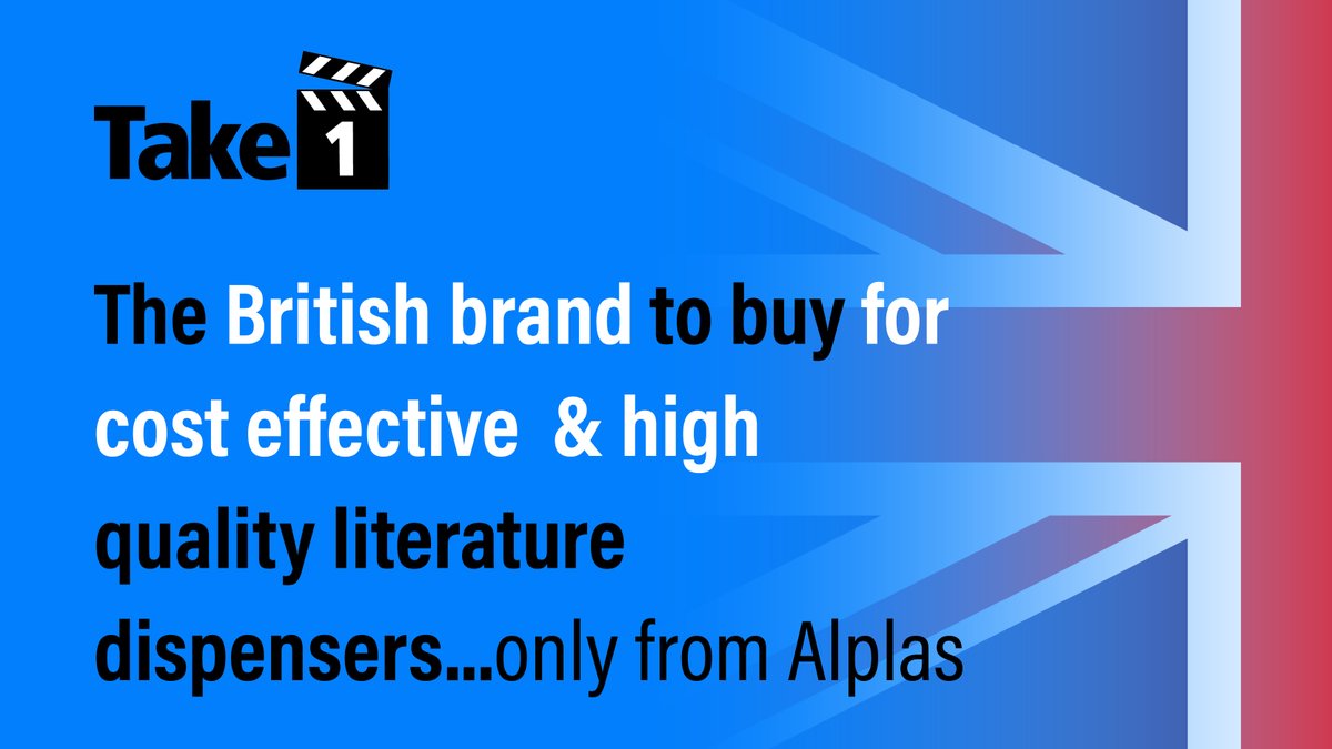 Alplas is the British brand to buy for cost effective and high quality literature dispensers. 

A member of our Take1 range, our Literature Dispensers are precision-engineered for durability and aesthetic appeal. Made in Britain is made better.

ow.ly/Bp5O50UHsVr