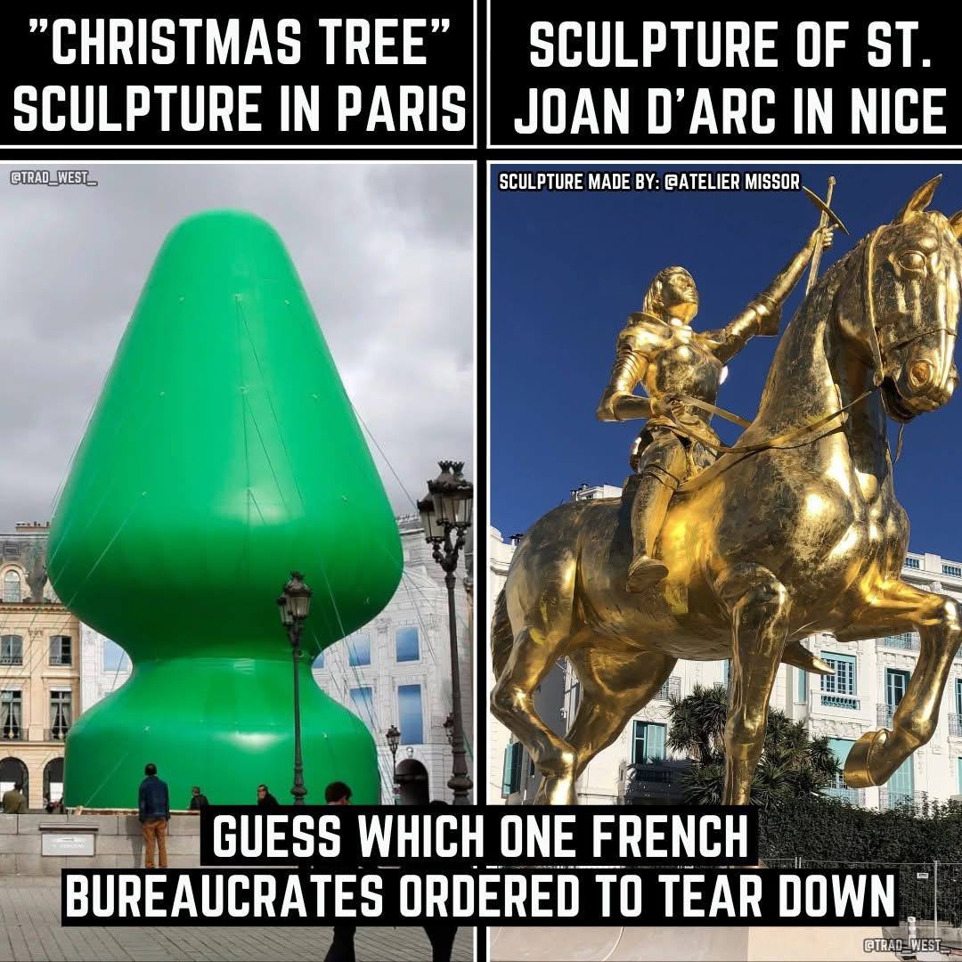 French mayor ordered to remove Joan of Arc statue.