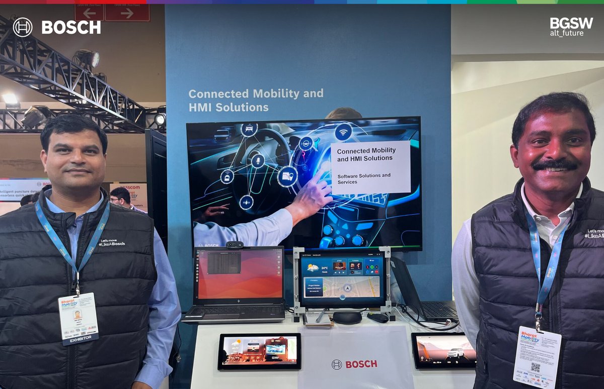 🚗🌐 SDVs are redefining how we move. Visitors at the recently concluded Bharat Mobility Global Expo experienced this live on vehicles and through immersive demos of our smart, connected, personalized solutions that are making mobility safer &amp; more convenient. Here’s a glimpse.