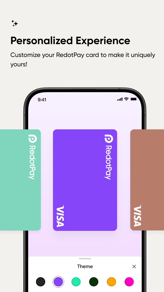 🔔 Exciting news! RedotPay has just been updated to version 2.4.0! 🎉

Now available on Google Play and App Store!

Explore our new UI and features, including:
🎨 Changing card colors
🏠 Customizing your homepage
🎁 Sending gifts
🔑 Create passkey for additional security

And so