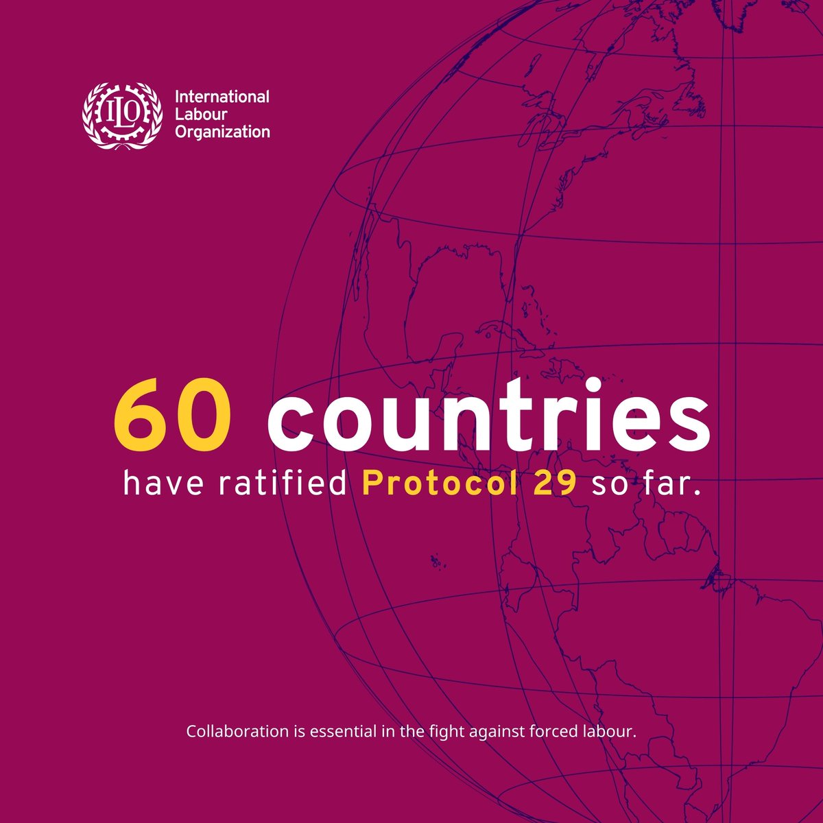 🌍 In 2014, @ILO #Protocol29 gave a new impetus to the fight against #ForcedLabour. 

10 years later, where are we now ? 
 
#LabourRights #DecentWork #HumanRights #RatifyP29