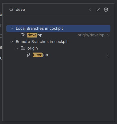 juliendephix's tweet photo. @phpstorm Hi. In the "branches" modal I used to use the UP key to jump to "develop" in "Remote branches" section now it cycles between "local branches in cockpit" and "develop". Is there a way to not have "local" and "remote" sections selectable? Ta. #PS-243.23654.115 #2024.3.2 https://t.co/1GHJPoAS0p