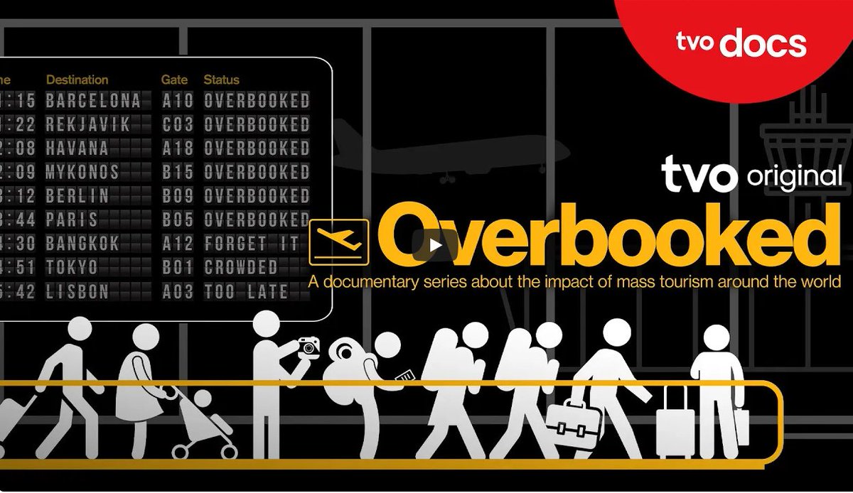 🚨 Exciting news! The documentary series Overbooked on mass tourism launches in Canada!

Featuring <a href="/ianguelovski/">Isabelle Anguelovski</a>  from <a href="/ICTA_UAB/">ICTA-UAB</a>

📅 Friday, 9am (ET): Watch it online at TVO.org

📺 Saturday, 7pm: Catch it on <a href="/tvo/">TVO.me</a> 

Let’s rethink travel🌍
youtube.com/watch?v=ahMsdX…