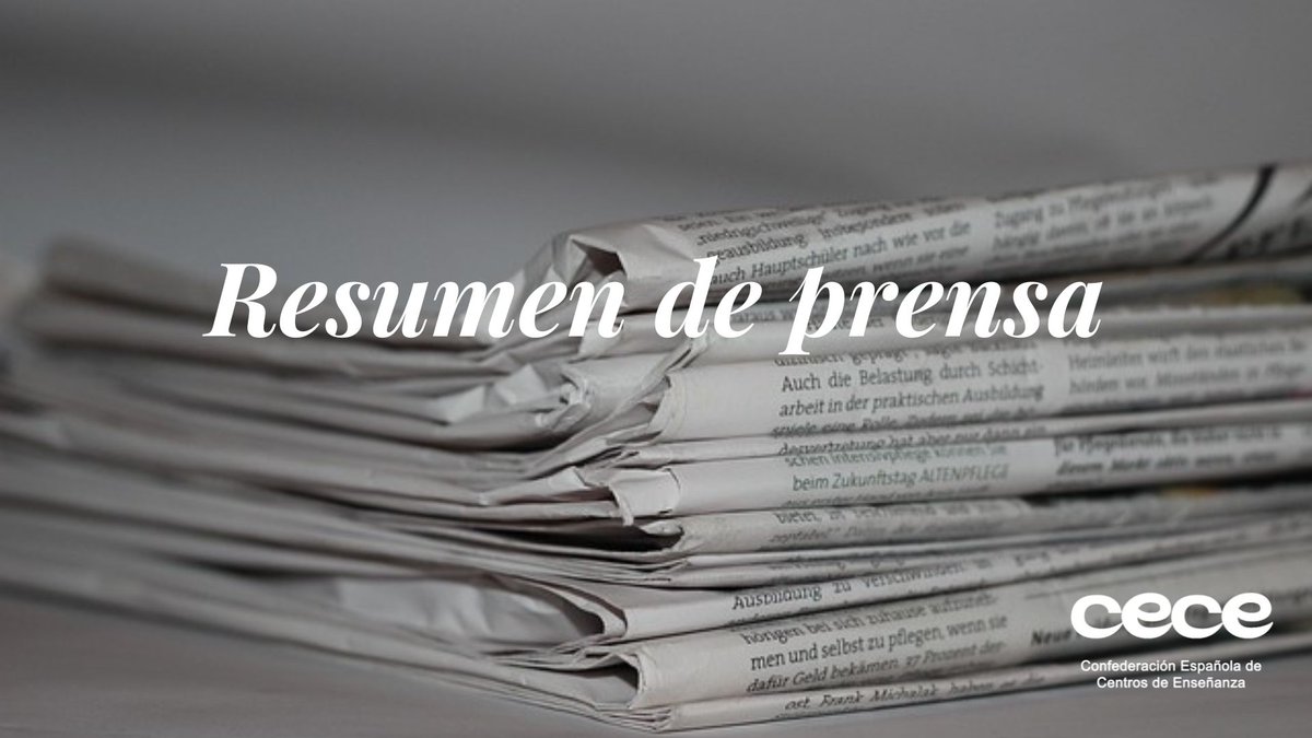 Resumen de prensa 23 de enero. Hoy destacamos:
➡️Expertos creen que bajar el abandono impulsaría la FP en España a niveles europeos
➡️Los estudiantes internacionales se gastan 6.000 millones de euros cada curso.
mailchi.mp/7e9339a4932e/r…