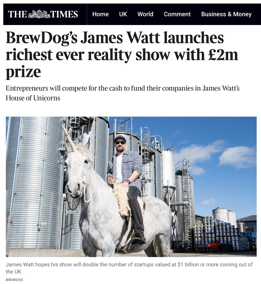I am about to invest £2 MILLION in fantastic UK founders.

It will be the biggest cash prize in UK TV history.

Over 6 weeks, House Of Unicorns will push the UK’s boldest businesses to their limits - and at the end - I will invest the £2 Million.

But the best part? The viewer