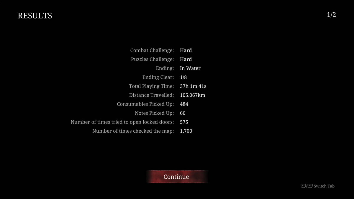 Onlythe1LLest's tweet photo. I finally beat Silent Hill 2 remake! The story, gameplay, and ambiance is fantastic. A psychological horror game at its finest. I'm most definitely gonna beat game to get all the endings. @BlooberTeam you guys really knock it out of the park with this remake. #PS5Share #SH2R https://t.co/PA8Mpj7Mbg