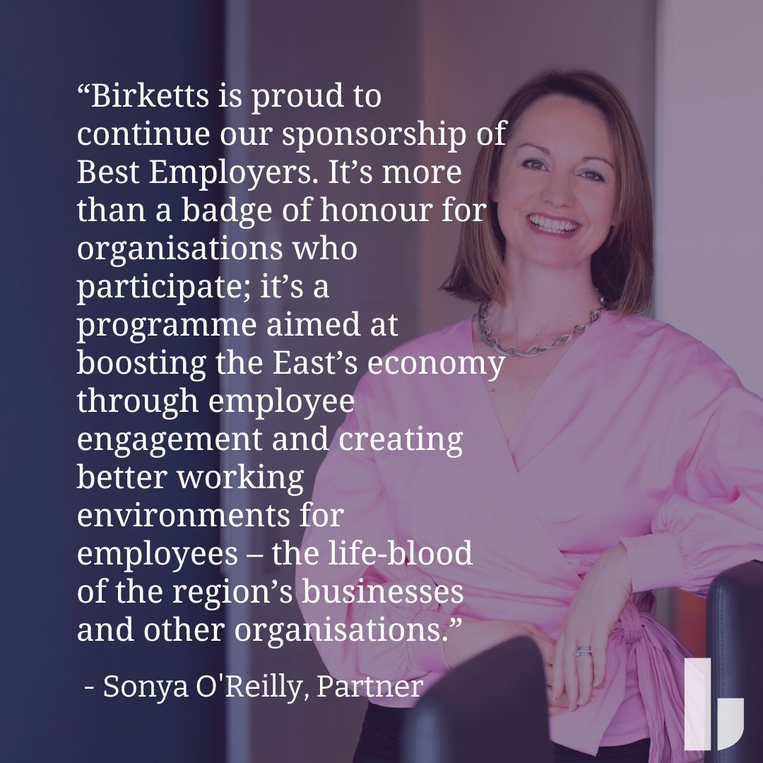 birkettsllp's tweet photo. The Best Employers Eastern Region programme is back for 2025! We are thrilled to continue our long-standing support of the Best Employers Eastern Region through our ongoing sponsorship.

Read the full press release here: https://t.co/WtFKzefiq1

@ResourcingPure https://t.co/qEBa94Kcpi