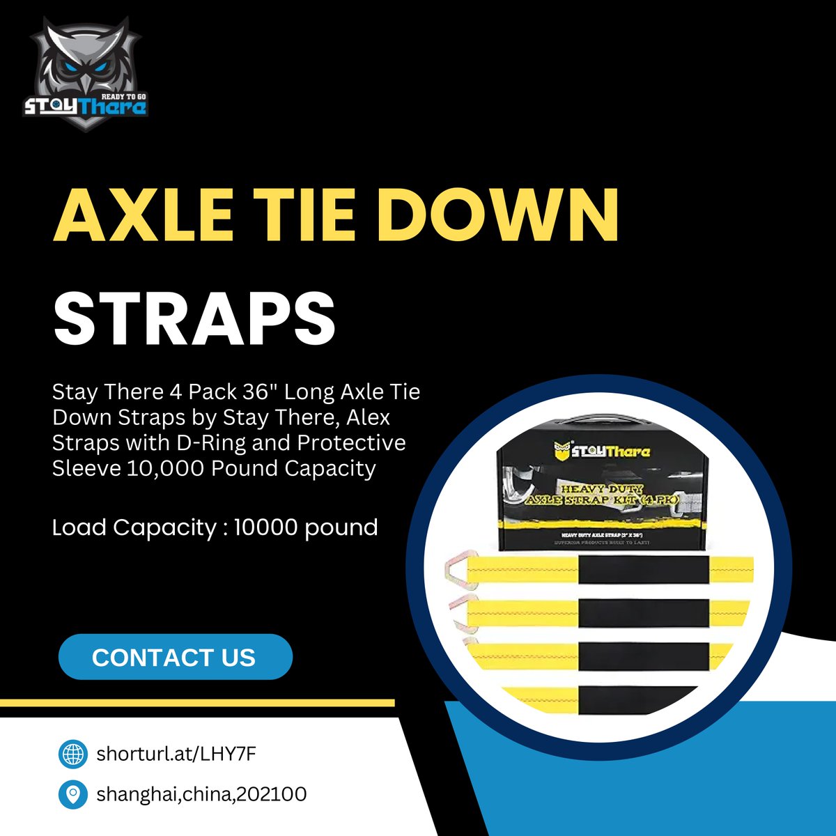 StayThere19's tweet photo. Lock it down, haul it safe! StayThere Axle Tie Down Straps are your ultimate solution for worry-free transport. 
Shop Now : https://t.co/NWyAinG0oA
#DriveSafe #BuiltToLast #HaulWithConfidence #RailwayLevel1_1Lakh_PostDo #RailwayLevel1_1Lakh_VacancyDo #NetajiSubhasChandraBose https://t.co/KfsAVXaLIP