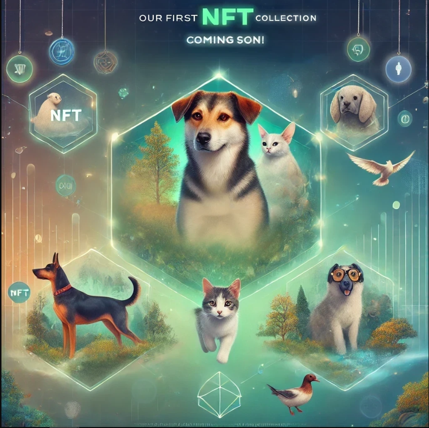 🌟 Coming Soon! 🌟
Our first NFT collection is dedicated to funding animal protection and welfare. 🐾💚
Support the cause and make a difference!
#MetaRevival #NFTforAnimals #NFT #NFTCommunity #nftcollector #NFTs <a href="/opensea/">OpenSea</a> #NFTsCommunity #NFTMint