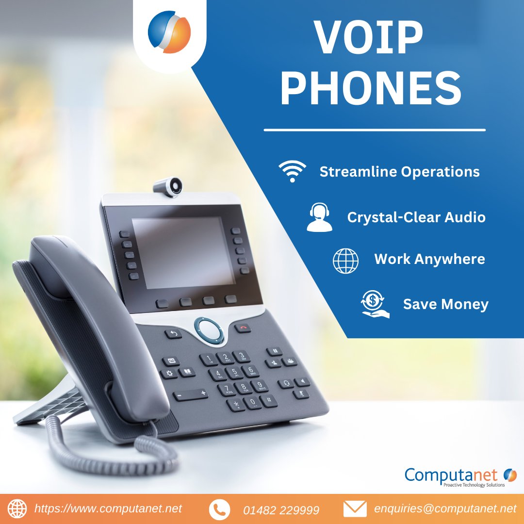 ComputanetMSP's tweet image. Upgrade your communication game with seamless VOIP phone service! 📞📲 Enjoy crystal-clear sound, low rates, and the flexibility to stay connected from anywhere. 🚀 Contact us to learn more about the latest deals!! #VOIP #StayConnected #SmartCommunication