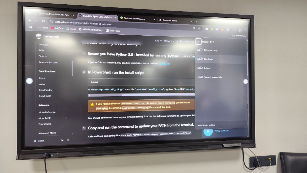 pu_dao_'s tweet photo. Workshop in action!🚀
Participants are learning how to create their first Move contract and experiencing the power of Aptos.🧠
Exciting to see developers hands-on with blockchain tech🧑💻
#MoveLang #BlockchainDev #AptosTech https://t.co/nCsQTfJMrq