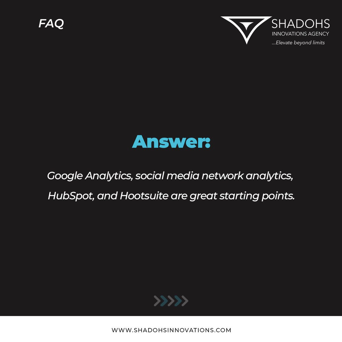 ShadohsIALtd's tweet image. Want to know how your website and social media are doing? Use these easy-to-use tools:

Google Analytics
Social media insights
HubSpot
Hootsuite

Need help getting started? DM us.

#AnalyticsMadeEasy #OnlineSuccess #DigitalMarketing #digitalcreativeagency #digitalMarketingTips