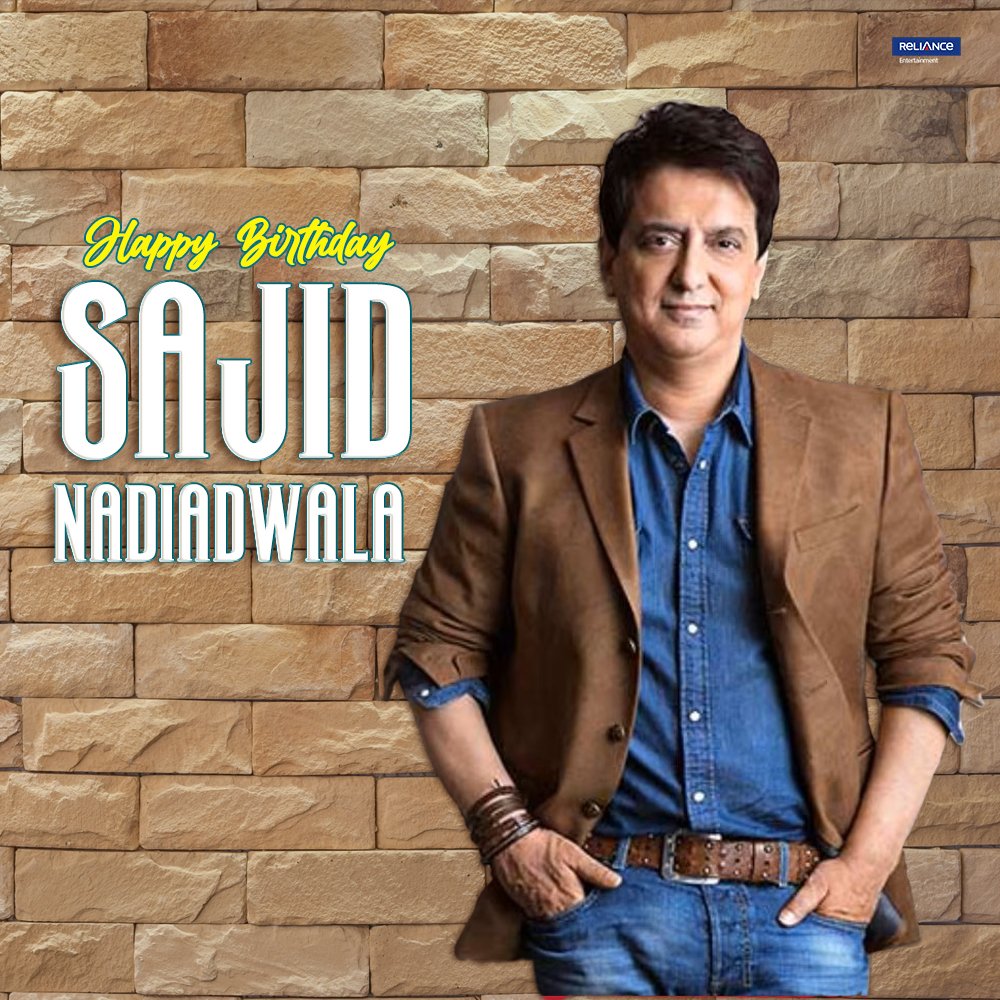RelianceEnt's tweet image. His stories captivate, inspire, and entertain like no other. Here's wishing #SajidNadiadwala a very happy birthday! 
#HappyBirthdaySajidNadiadwala #Super30 #ThisIs83