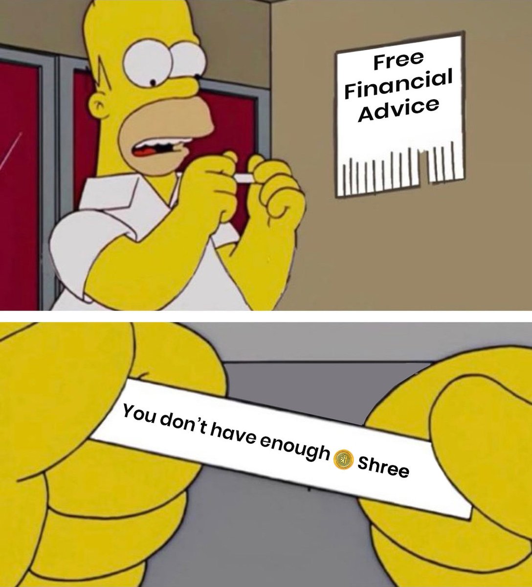 ShreeHQ's tweet photo. 🚨 Free #Financial Advice

👉 You don't have enough #ShreeTokens

✅ Buy now: https://t.co/MZdKpwFojm
.
.
.
#SHREE #Crypto #CryptoTrading #CryptoInvestor #Cryptocurrencies #Trading #CryptoTrader #Finance #UtilityToken #CryptoNews #CryptoInvesting #CryptoCommunity #Cryptocurrency https://t.co/NCdNvwPmdM