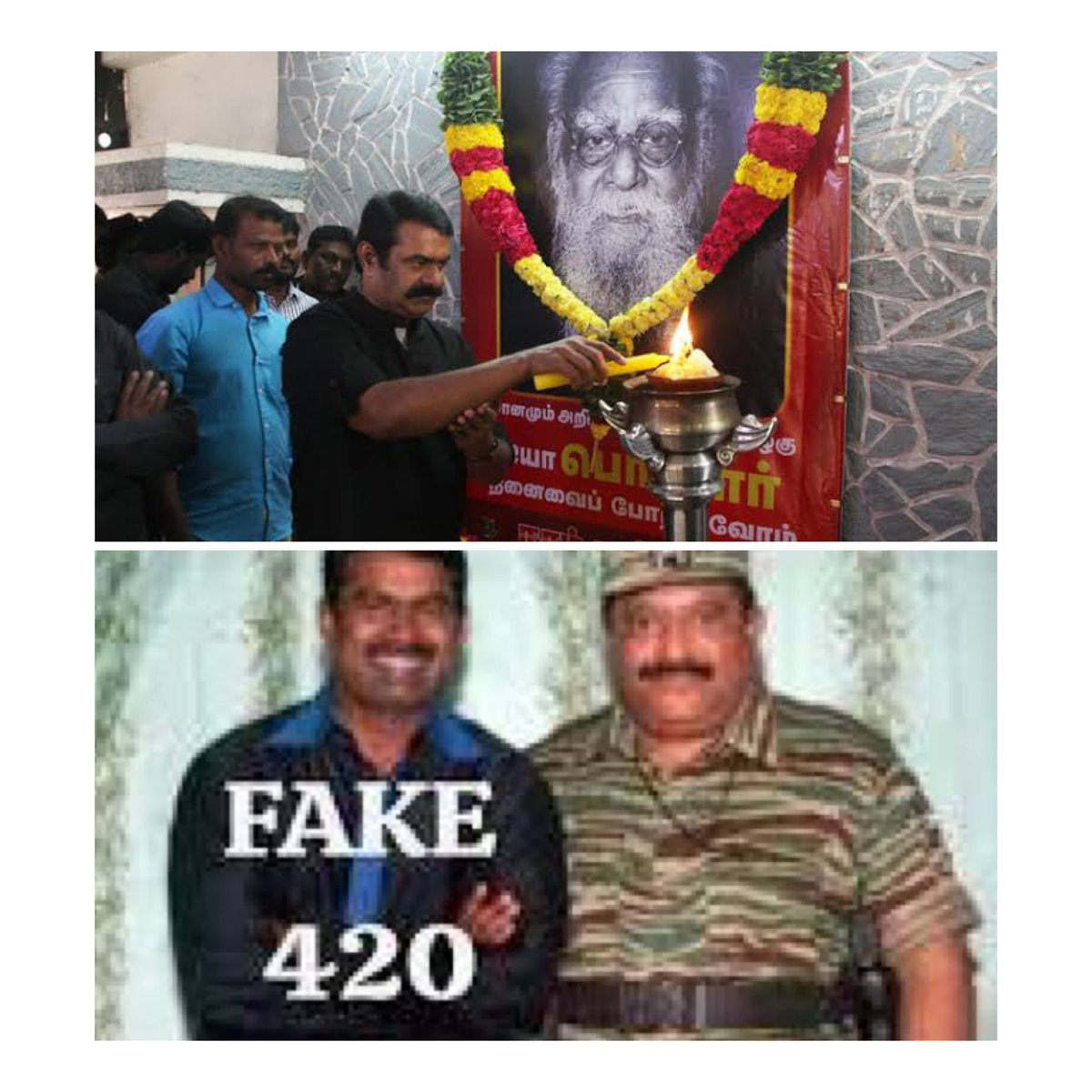DenisRayardmk's tweet photo. 💥💁இவன் ஒரு பொய்யில் புலவன் 

💥முன்பு பெரியாரை வைத்து வயிறு வளர்த்தான் 

தற்போது தேசிய தலைவர் பிரபாகரனை வைத்து வயிறு வளர்க்கிறான்.💥

💥மொத்தத்தில் இவன் ஒரு பிழைப்புவாதி,💥
🔥போலிகள் ஒருபோதும் அசல் ஆகாது 🔥 https://t.co/2pzPFLbHdU