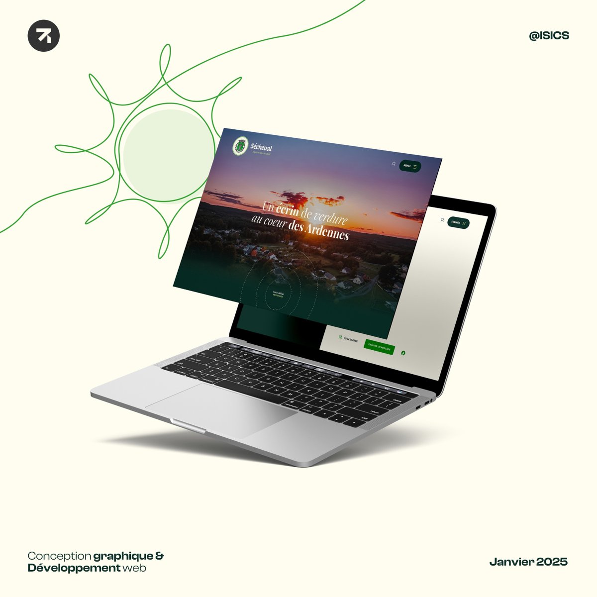 ISICS - Agence web tweet media