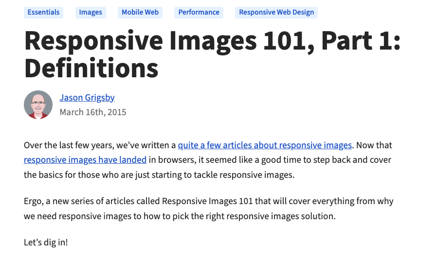 be_api's tweet image. Un article pour comprendre le concept d'images responsives. Un peu ancien, mais toujours super complet🙂
cloudfour.com/thinks/respons…