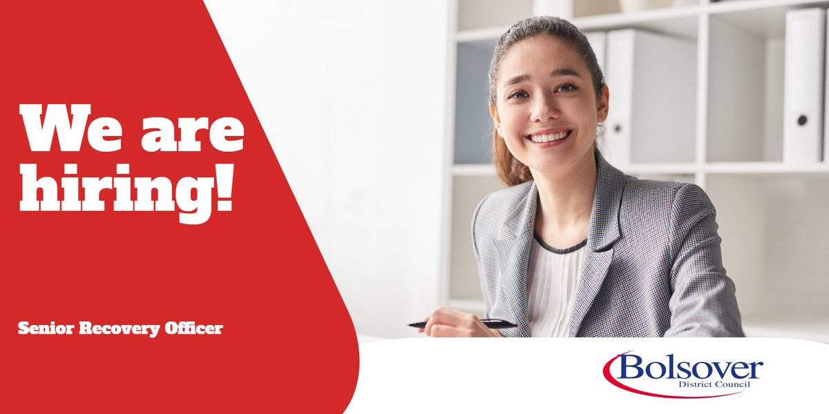 BolsoverDC's tweet photo. We are hiring a Senior Recovery Officer.

https://t.co/IOQn3GgUap https://t.co/tPW0Va6ioY
