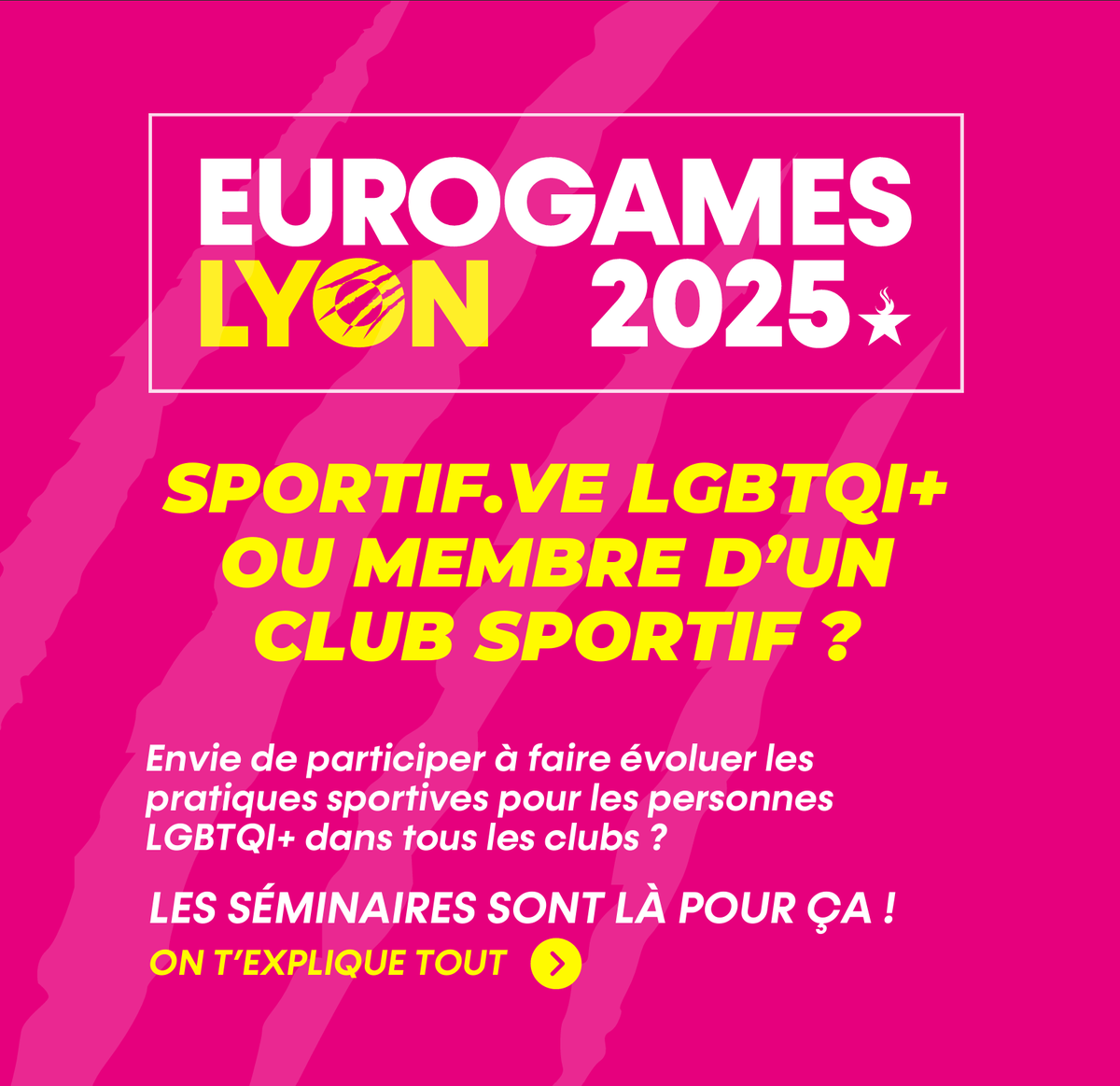 FondationFIER's tweet photo. FIER de soutenir les EuroGames de Lyon 2025. Participez à la construction de son héritage durable pour l’inclusion et le respect des personnes LGBTI+ dans le sport avec 3 réunions en février avec la Chaire de Recherche LGBTQI+ de l’Université Lyon 1 : https://t.co/q8ke16m02d https://t.co/PhmzEroQE4