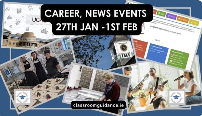Senior students - Don’t miss upcoming career events and deadlines for Jan 27th to Feb 1st. youtu.be/5w0m3gbs4q0
