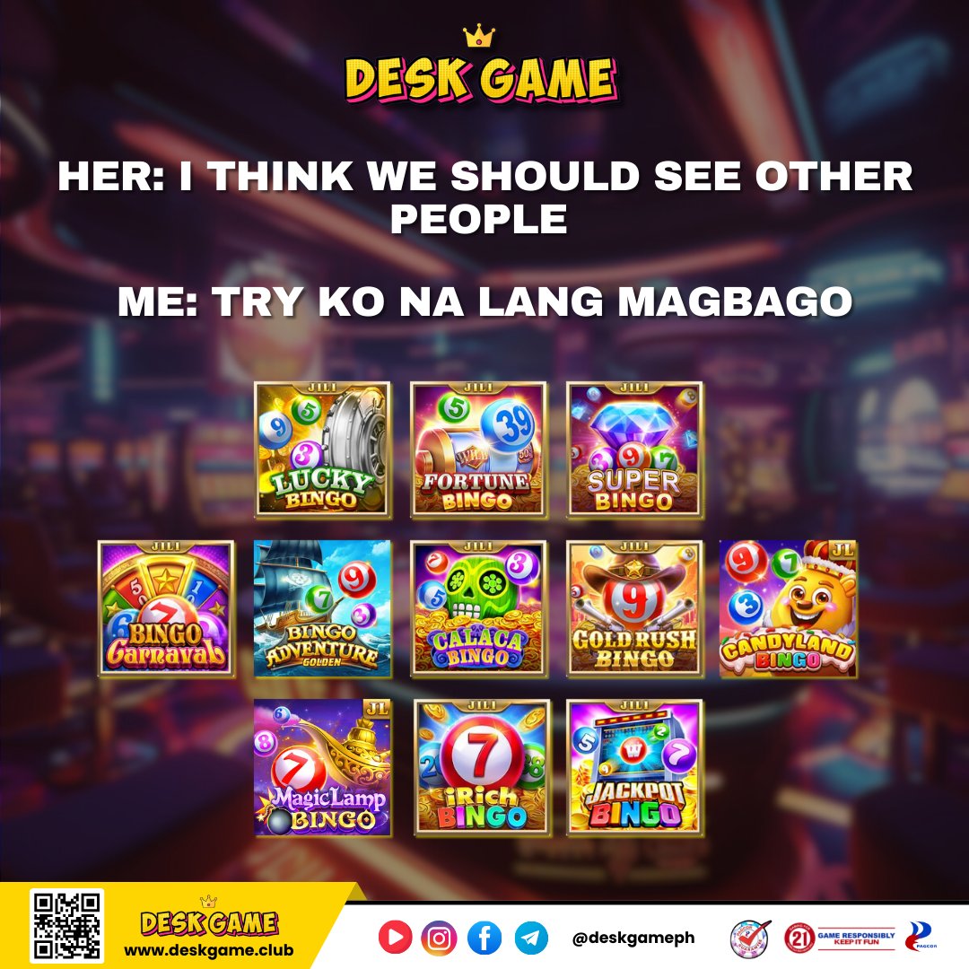 deskgameph's tweet photo. Sanaol nagbabago 🥹 

Find us at https://t.co/yRbKrEosQw!

and check out Desk Game's socials: https://t.co/rj6LywIGKG

#OnlineCasino #DeskGame #WinBig #CasinoVibes #LuckyDay #PlayToWin #GamingCommunity #FunAndRewards https://t.co/w2tWd8Dqbm