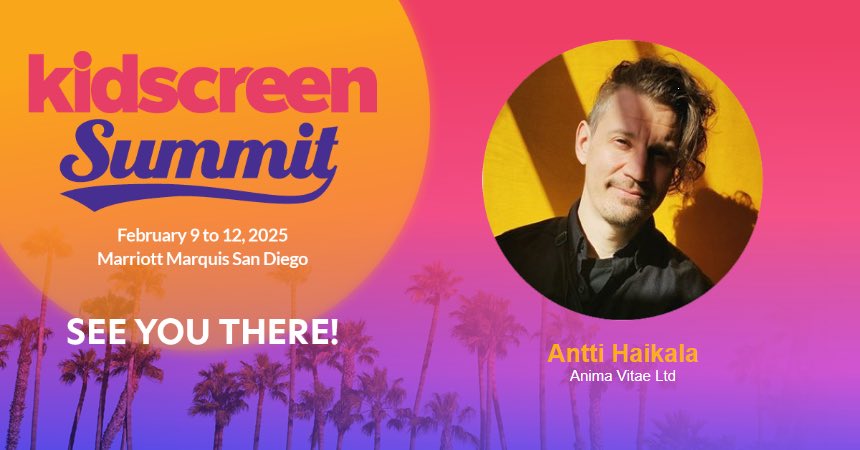 We're looking forward to returning to San Diego for the Kidscreen Summit in February! Our CEO, Antti Haikala, and COO, Shieh Yuin Pang will be there representing our team. If you're attending, feel free to reach out -  they'd love to connect!

#animavitae <a href="/kidscreen/">Kidscreen</a>