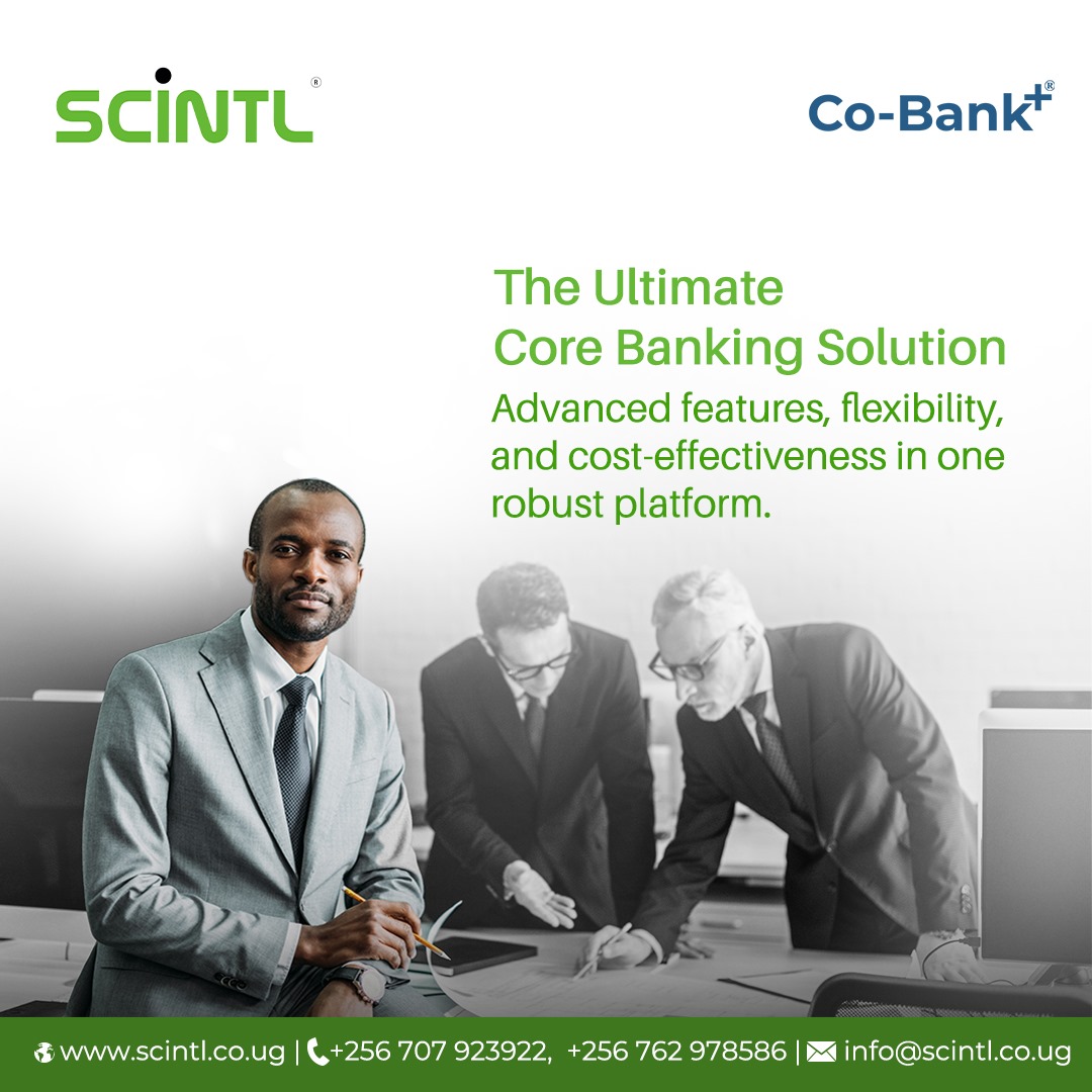 ScintlUG's tweet photo. Your search for the perfect core banking solution ends here. Co-Bank+ offers everything you need to transform and grow your financial institution.

Visit our website to explore more about Co-Bank+
https://t.co/QxRniE1XOU Or get in touch 0707923922/0762978586 or info@scintl.co.ug https://t.co/9BAIkHObQP