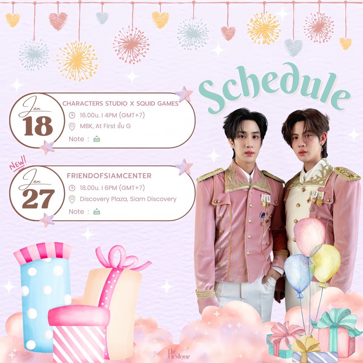 TleFirstoneTH's tweet photo. 🗓️ #TleFirstoneSchedule 🗓️
Update
➤ อัพเดทตารางงาน 20-31 ม.ค. 68
➤ ตารางงานอาจมีการเปลี่ยนแปลงตามการอัพเดทของทางค่าย
♡ #TleFirstone #เติ้ลเฟิร์สวัน #TLE_mtm #Firstone ♡
#TleFirstone_SupportTH https://t.co/LojEJweoOc