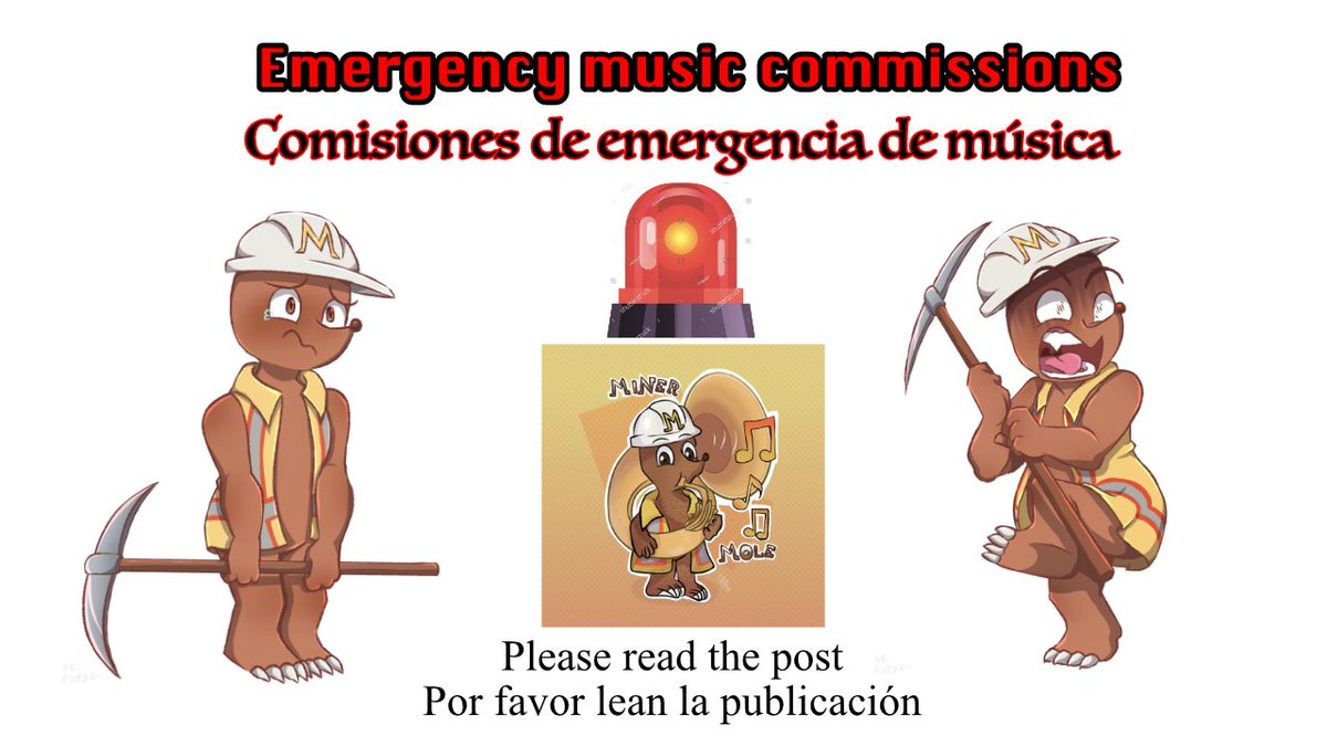 minermole101's tweet image. Bit of a situation.

I am in need to raise $2,800 USD by before January 27th. I will do commissions, but will need pay ahead of time. More information in the link below.

docs.google.com/document/d/1UU…