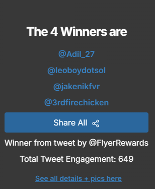 Flyer Rewards tweet media
