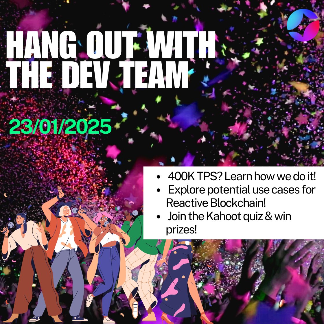 phxdragon8's tweet image. Somniacs, assemble! 🔥

Hang out with the Dev Team on 23/01/2025:

Deep dive into 400K TPS &amp;amp; Reactive Blockchain 🤯
Explore mind-blowing use cases 🚀
Win prizes with our Kahoot quiz! 🎉
Register now: discord.com/events/1209923…

Don&apos;t miss out!  💬 #Somnia #DevHangout #Web3Gaming
