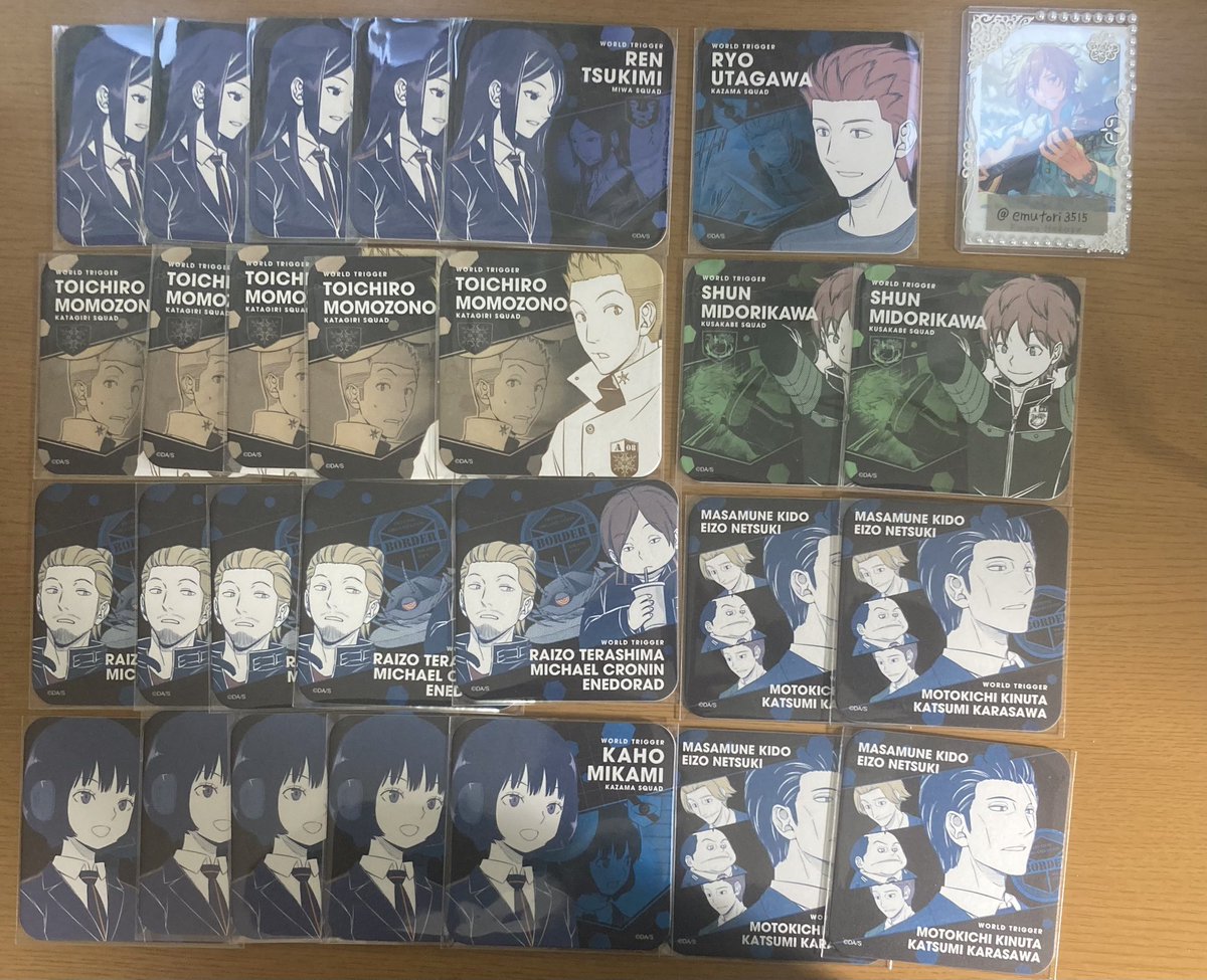 【譲渡】
ワールドトリガー アートコースター アトコ ジャンフェス

譲：画像参照

求：120/枚＋送料

・💖は倍数、❤️は同数3枚目よりお迎えください

お気軽にお声掛けください