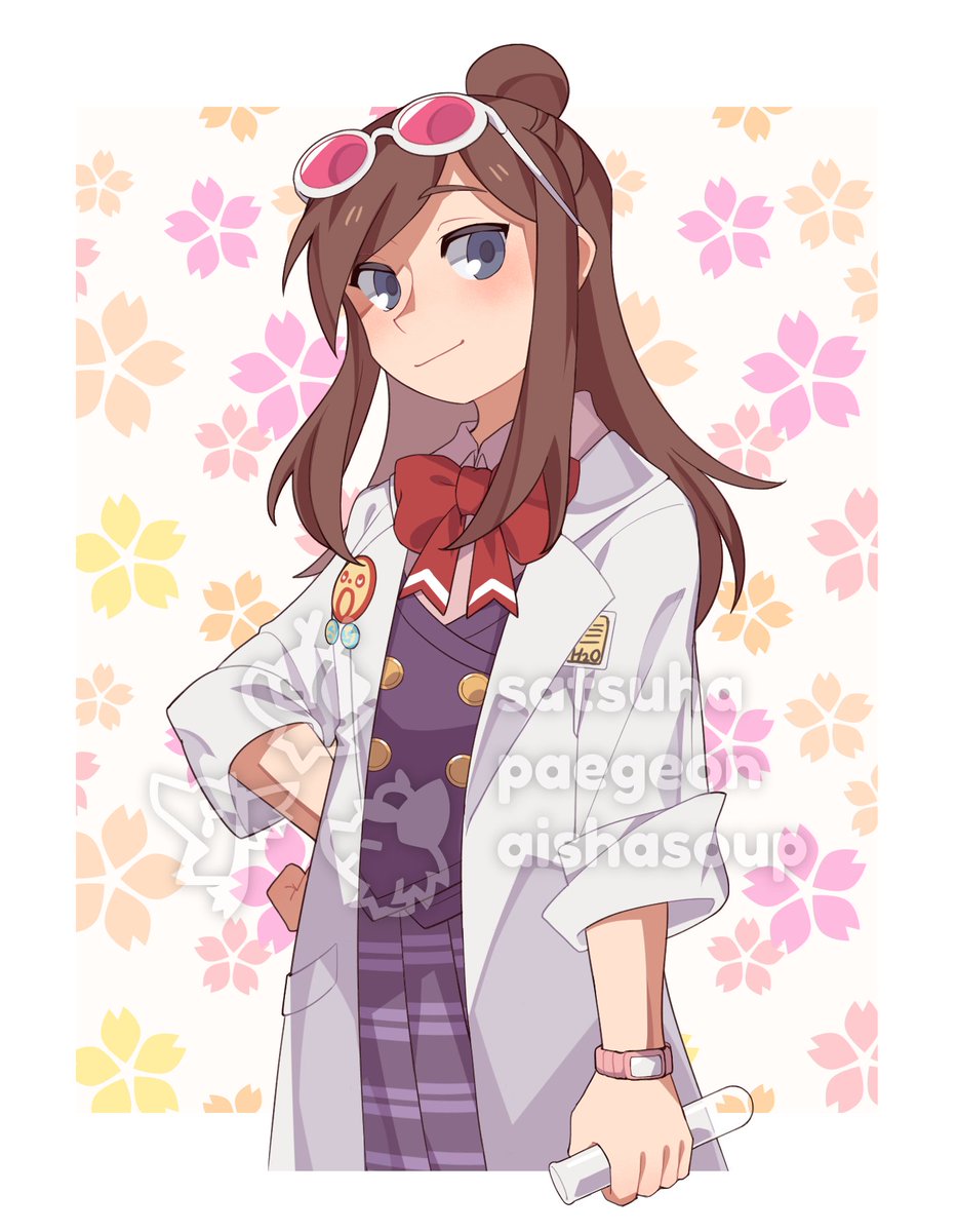 did an ace attorney art switcharound with my girlies @mikantime and @iloveclericsex :D
rare pp aa posting 