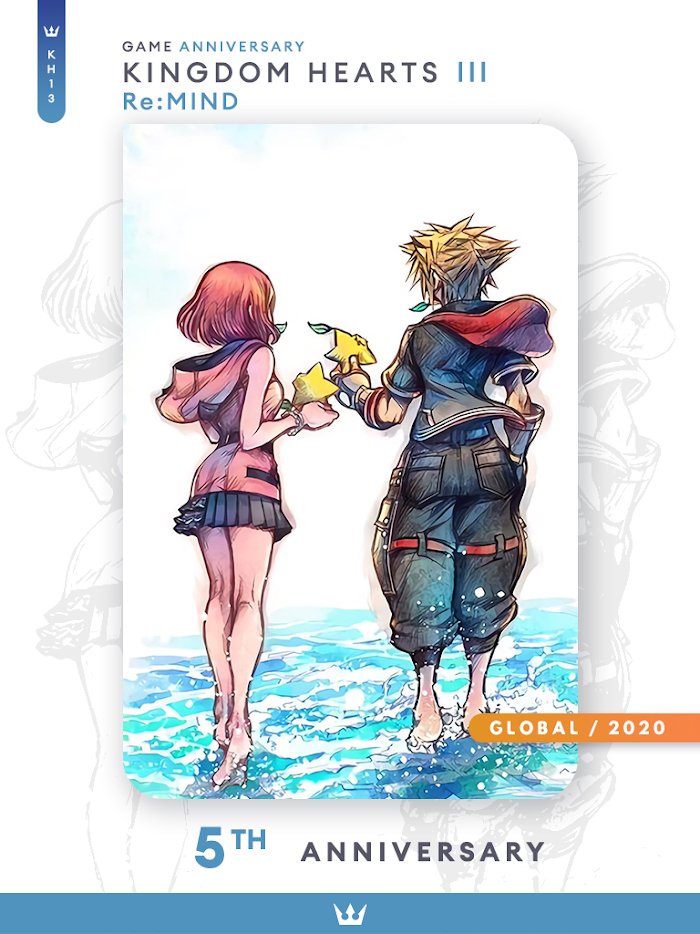 KH13com's tweet photo. #KHAnniversary

Happy 5th Anniversary to the worldwide release of Kingdom Hearts 3: ReMind!

https://t.co/TeKKCZacIo https://t.co/WNdqqlmopq
