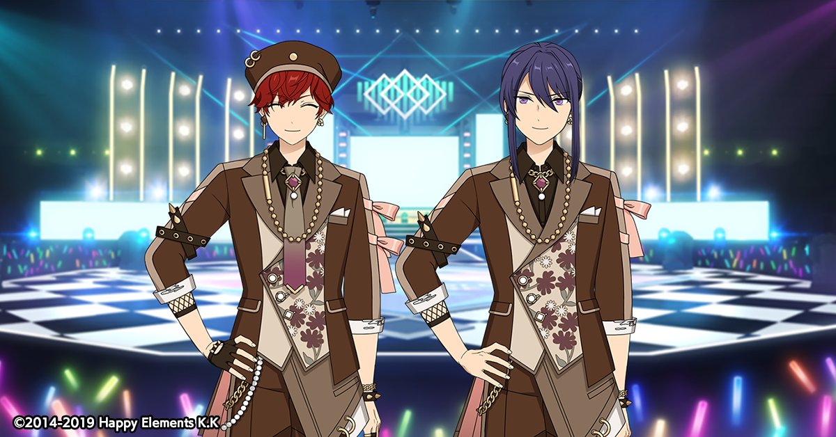 スカウト情報】 一彩と颯馬のカードにはルーム衣装が付いています