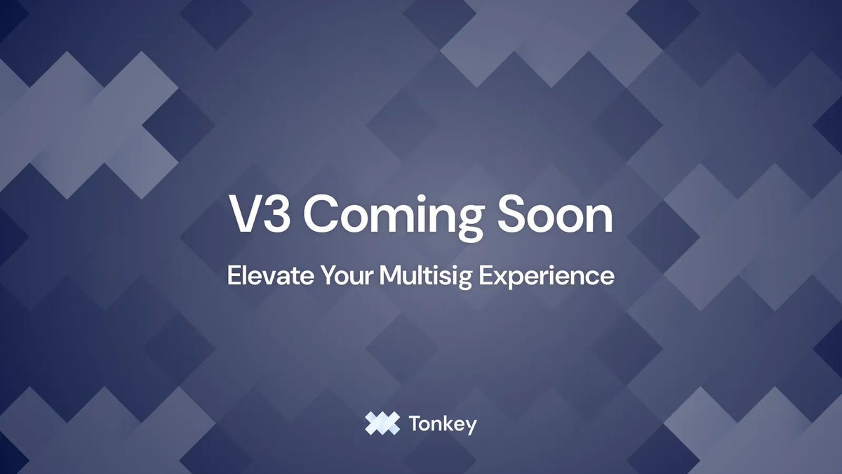 Tonkey – TON Multisig Wallet tweet media