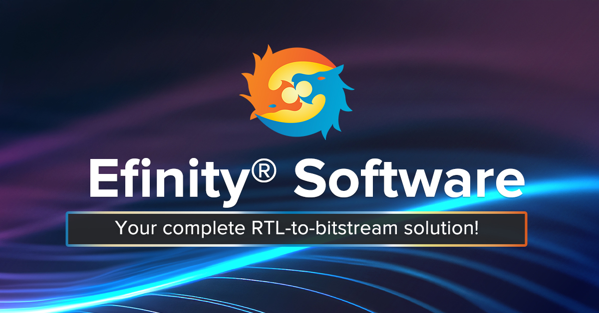 efinixinc's tweet image. 🔶Efinix #Efinity® Software – Your complete #RTL-to-bitstream solution!🔶

🌟 With an intuitive GUI and command-line scripting, Efinity® simplifies FPGA design for #Titanium, #Topaz, and #Trion® FPGAs. Build, optimize, and deploy with ease! ⚡
🔗bit.ly/3WwLjYt
#efinix