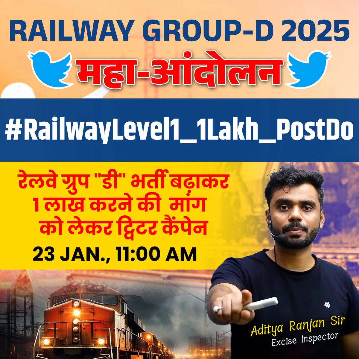 MSDUPP's tweet photo. “सफलता किसी बाज़ार में बिकने वाला सौदा नहीं, बल्कि यह तो संघर्षों की खदान में पनपता हीरा है।”
#RailwayLevel1_1Lakh_VacancyDo 
#RailwayLevel1_1Lakh_PostDo 
#RailwayLevel1_1Lakh_BhartiDo https://t.co/pnATEIqdKa