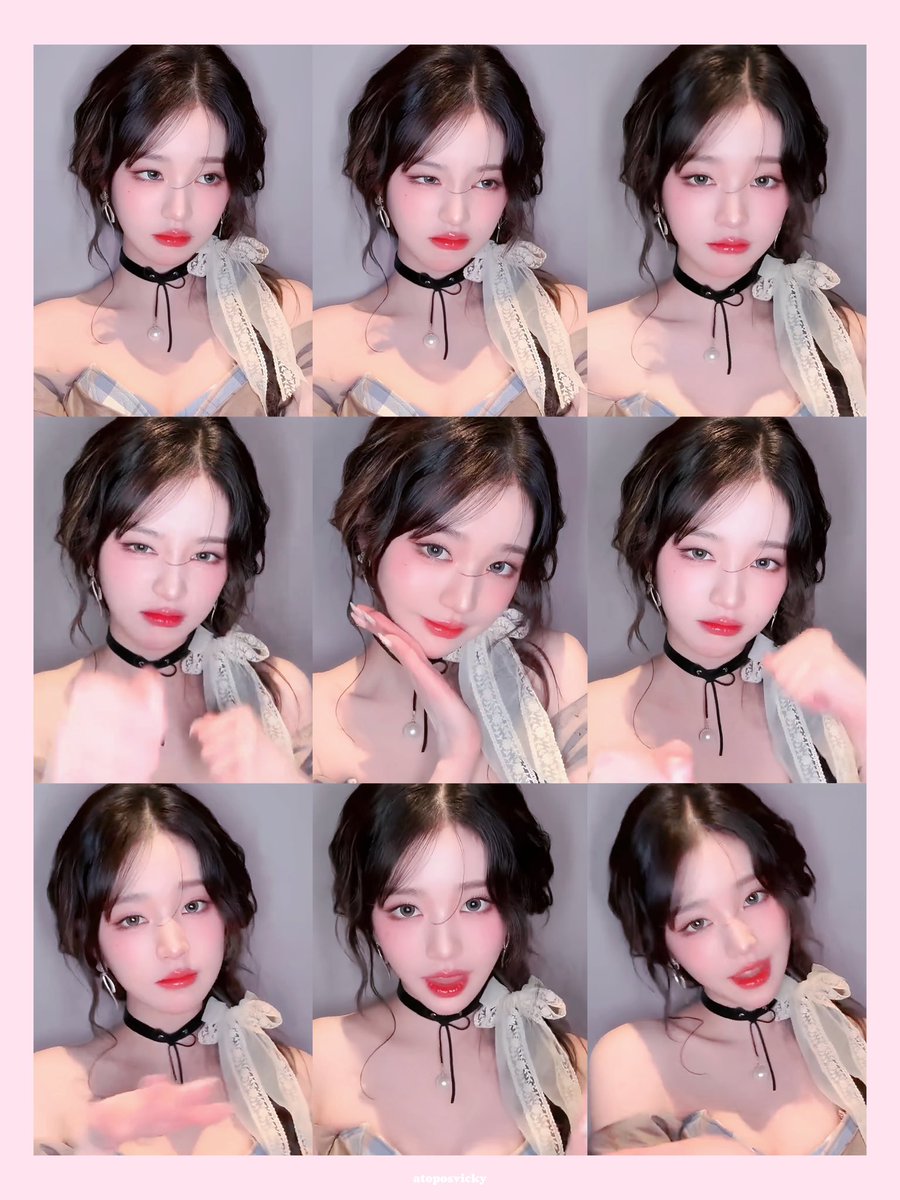 atoposvicky's tweet photo. 🐱💕🫳🏻 #장원영 https://t.co/MFoFHgSsSb