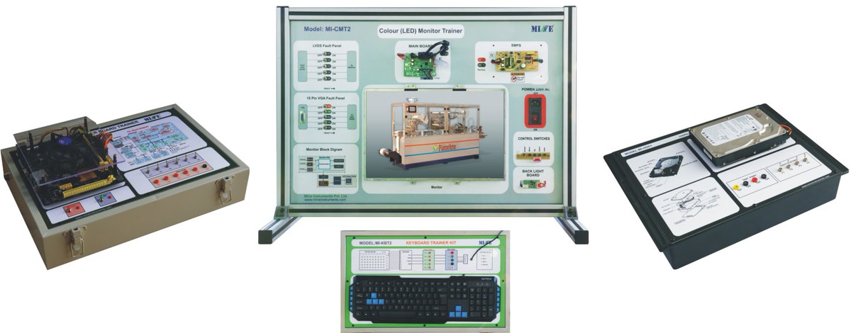 mineinstruments's tweet photo. Mine MI-CE01 The Computer Trainer is useful to understand basic concept of hardware and software used in  computer. Students can easily troubleshoot normal hardware problem occur in Computer after learning this kit. #MINE #ELECTRONICS #COMPUTERTRAINER #TRAINER #COMMUNICATION #IIT https://t.co/r6Q4oRPmHR
