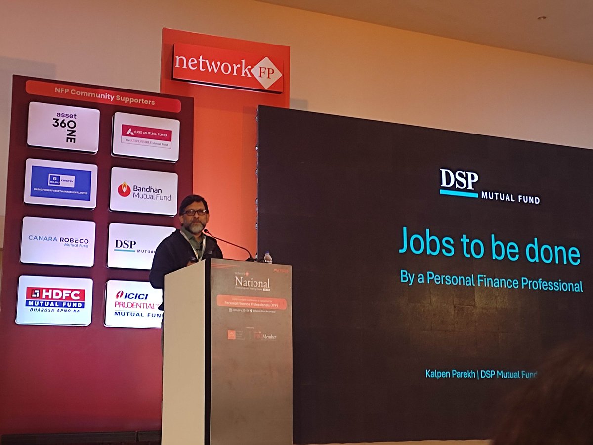 Doing the right job with the right intention and focusing on the right audience. Wonderful session at #NFP2025 Thank you <a href="/KalpenParekh/">Kalpen Parekh</a> <a href="/networkfp/">Network FP</a>