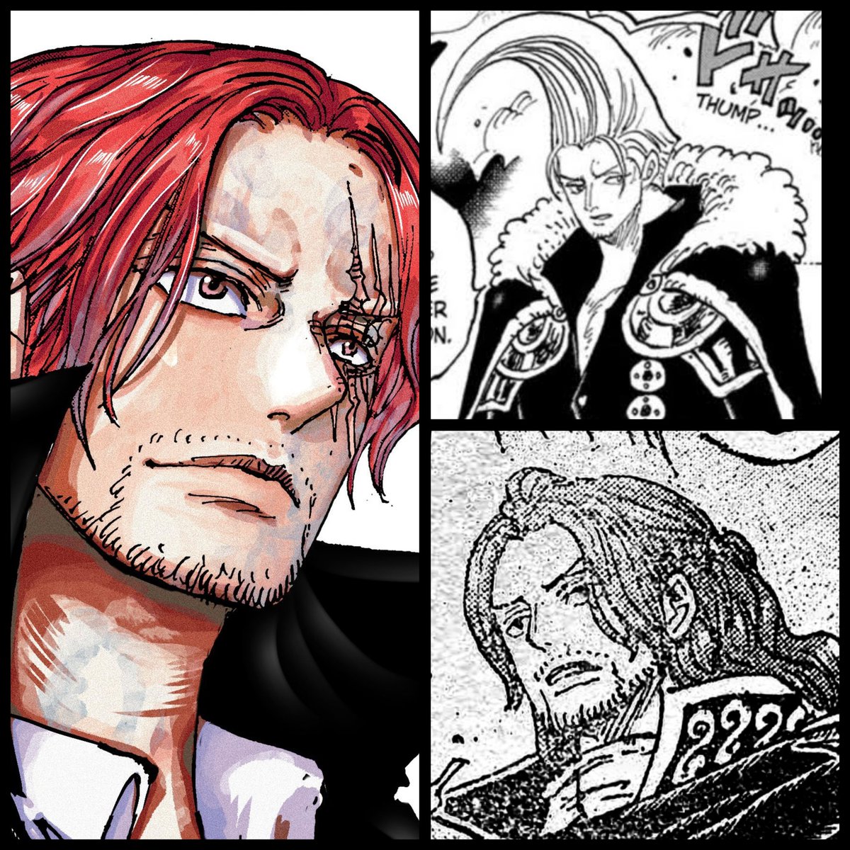 #ONEPIECE1137 

Face Card Never Declines For shanks  And His Figarland Family