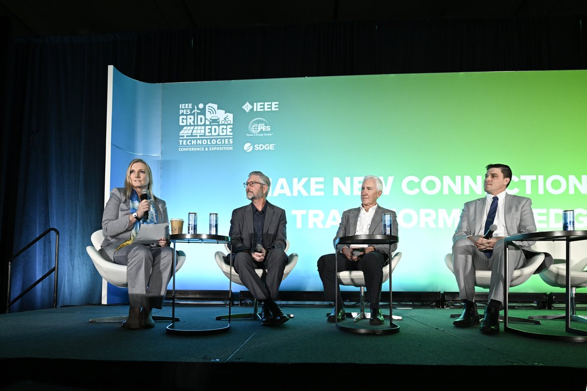 IEEEPESGridEdge's tweet image. Q: What measures insure grid safety and resilience before wild fire season?
A: It starts with our people, and the readiness of our people - Alan Dulgeroff, San Diego Gas &amp;amp; Electric

A few highlights from today at #pesgridedge! Did you stop in at any of the exhibit hall stages?