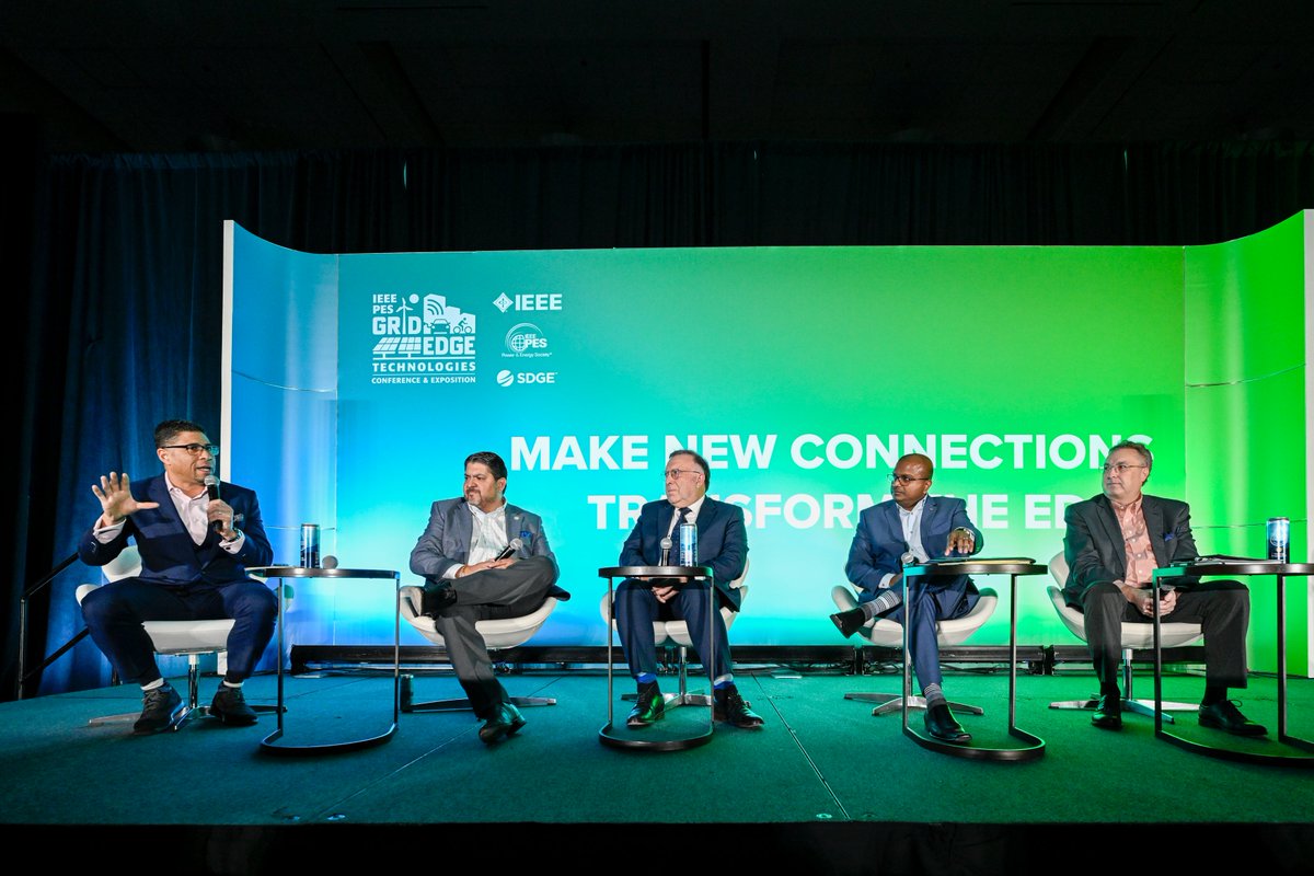 IEEEPESGridEdge's tweet image. Q: What measures insure grid safety and resilience before wild fire season?
A: It starts with our people, and the readiness of our people - Alan Dulgeroff, San Diego Gas &amp;amp; Electric

A few highlights from today at #pesgridedge! Did you stop in at any of the exhibit hall stages?