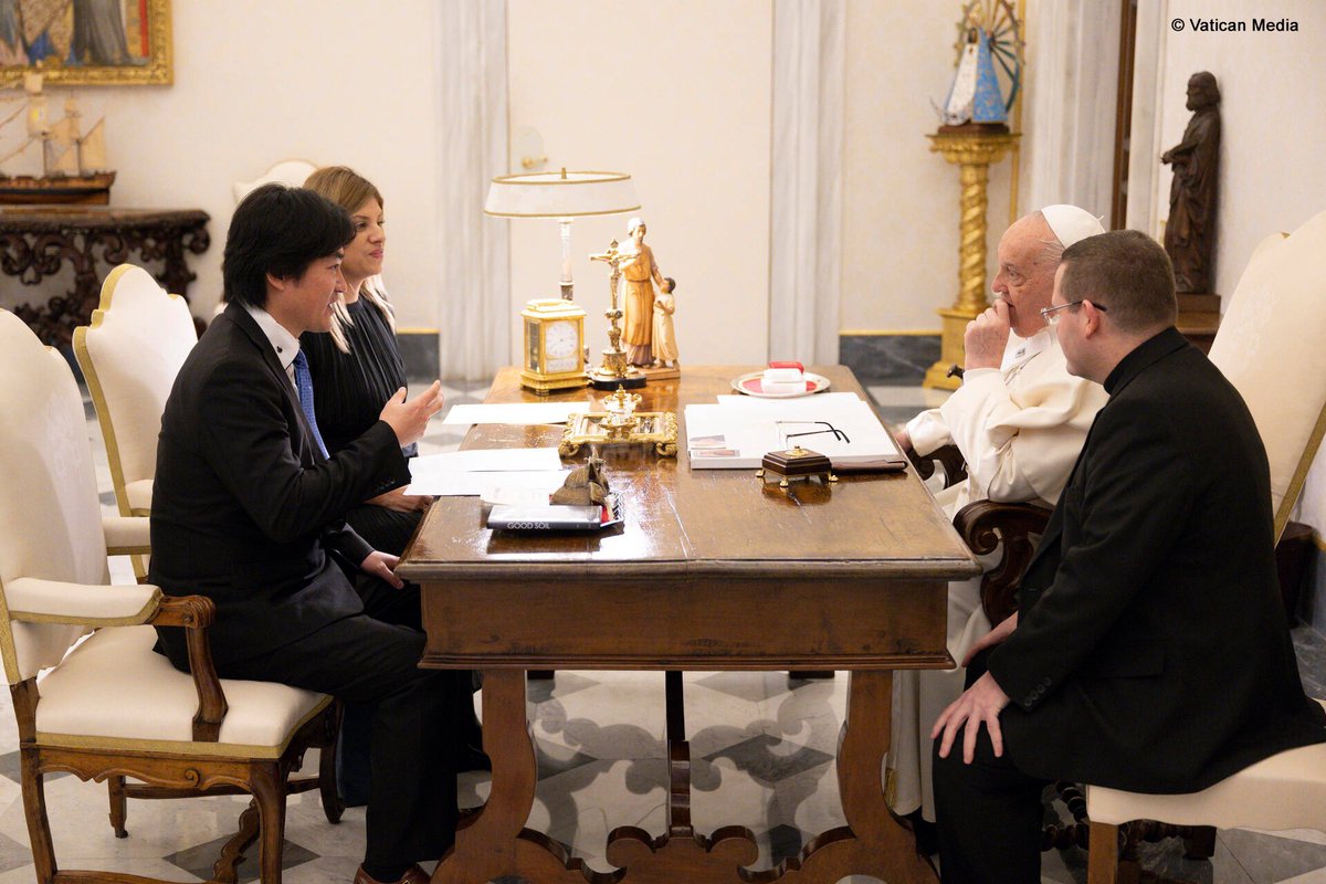 Feeling beyond blessed and honored to have a private audience with Pope Francis on my birthday at the Vatican City in his private residence thanks to my husband. His Holiness gifted me a truly special birthday blessing I will cherish forever. All the glory goes to God and Jesus.