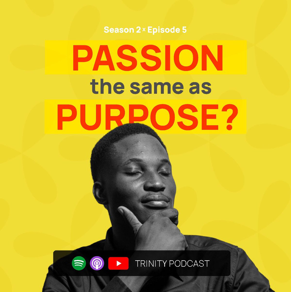 trinitypod's tweet photo. Is Passion = ≠ Purpose? 🤷

Listen here⤵️⤵️

  • YouTube 🔴 - watch on YouTube (https://t.co/Pj5DQBg8bz) 
 • Spotify 🟢 - listen on Spotify  (https://t.co/4WOAerLCEa)

  • Apple Podcast 🟣 - listen on Apple Podcast  (https://t.co/Qv7VVl3tig) https://t.co/DKZ8rjjm3X