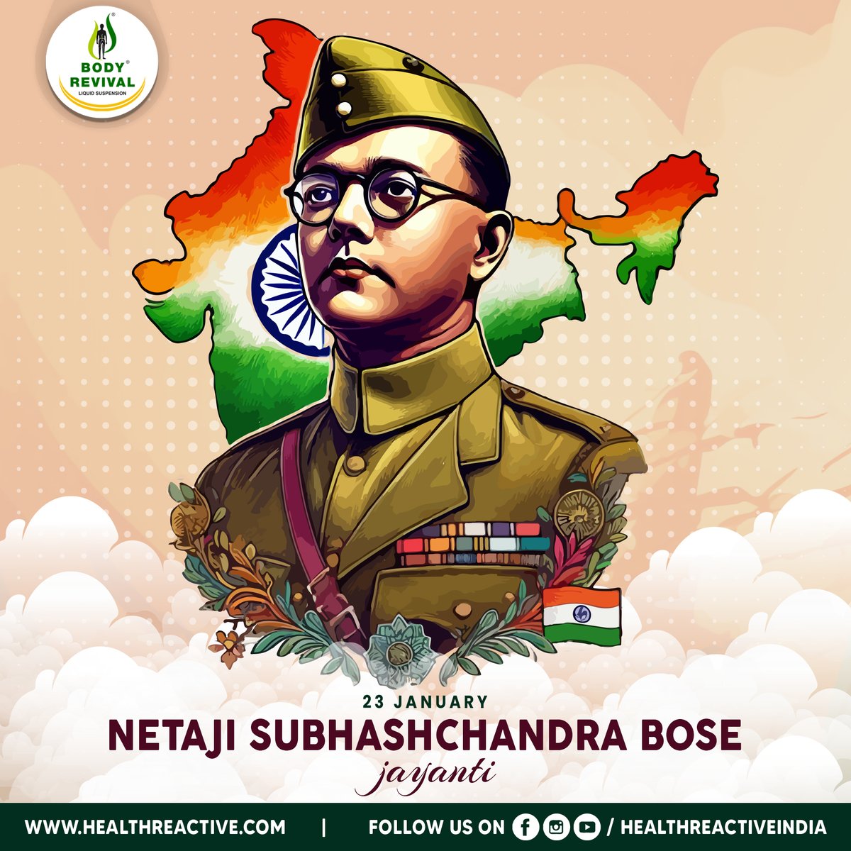 healthreactivee's tweet image. "On Netaji Subhash Chandra Bose Jayanti, we honor the courage and vision of a true patriot.

His leadership in India's freedom struggle inspires generations to dream big and serve the nation selflessly."

Visit Us For More Info : healthreactive.com

#HealthReactive