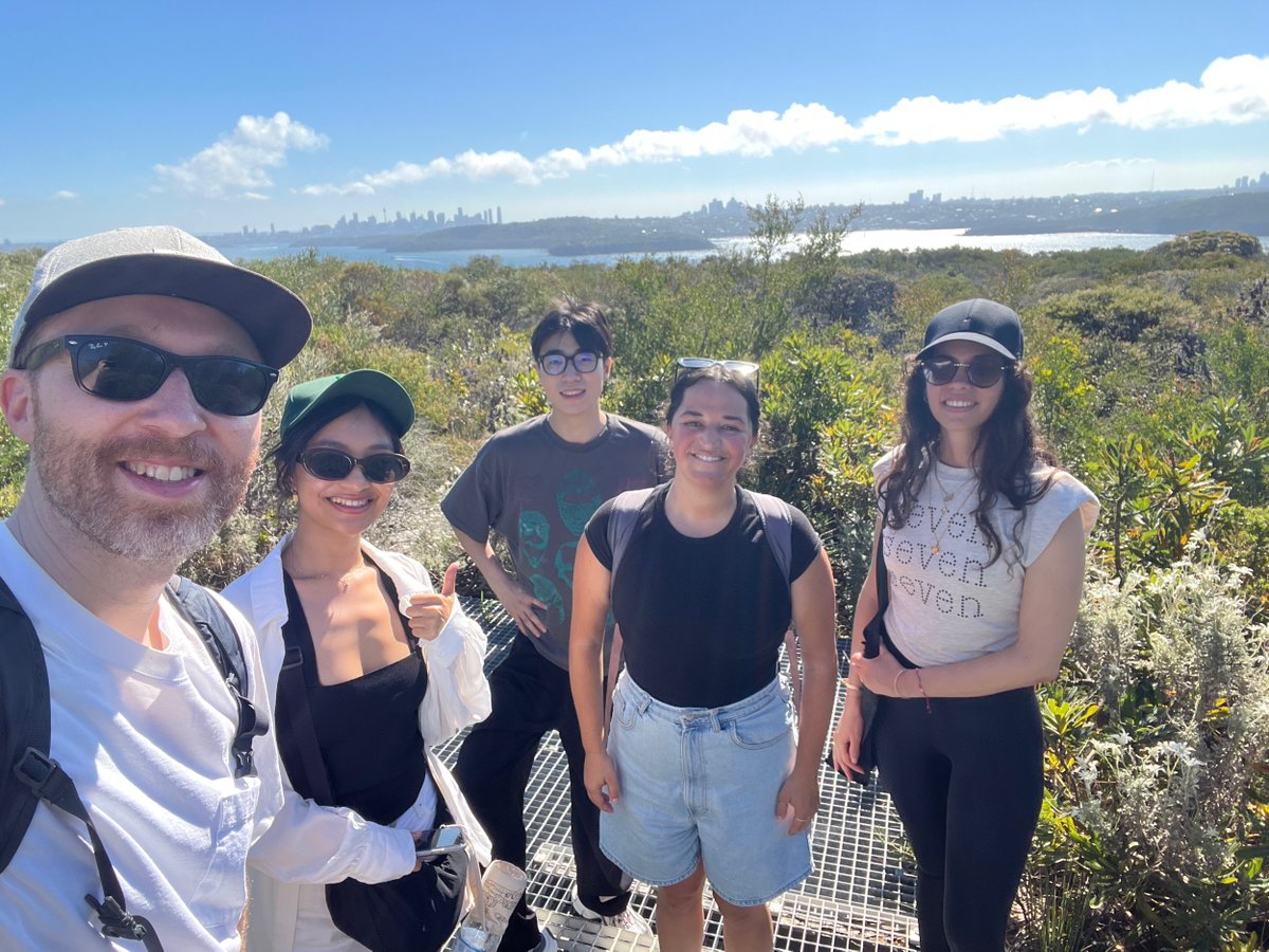 peterwich's tweet photo. 🌿 To wrap up 2024, the #Wichlab team hiked North Head after a scenic ferry to Manly! Stunning views of Sydney, wildlife, &amp; beaches made it the perfect end-of-year adventure. A mix of history, nature, &amp; team spirit as we look ahead to 2025! ✨ #FollowUpJanuary #UNSWChemeng #UNSW https://t.co/IPvRb8XAE8
