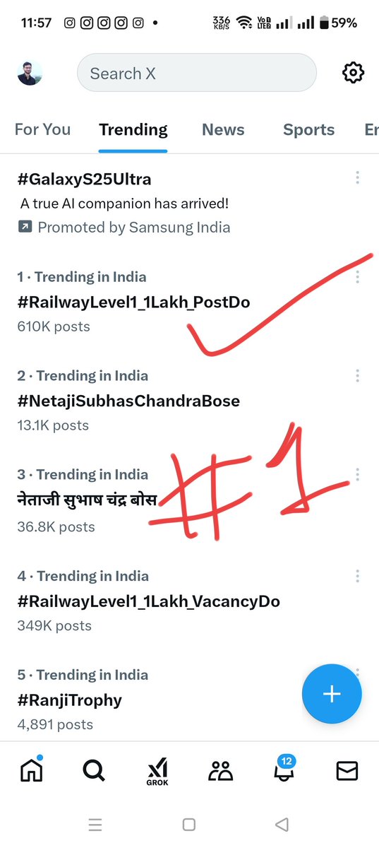 Mitexa_'s tweet photo. Trending No #1
#RailwayLevel1_1Lakh_PostDo https://t.co/hKn8olghbd